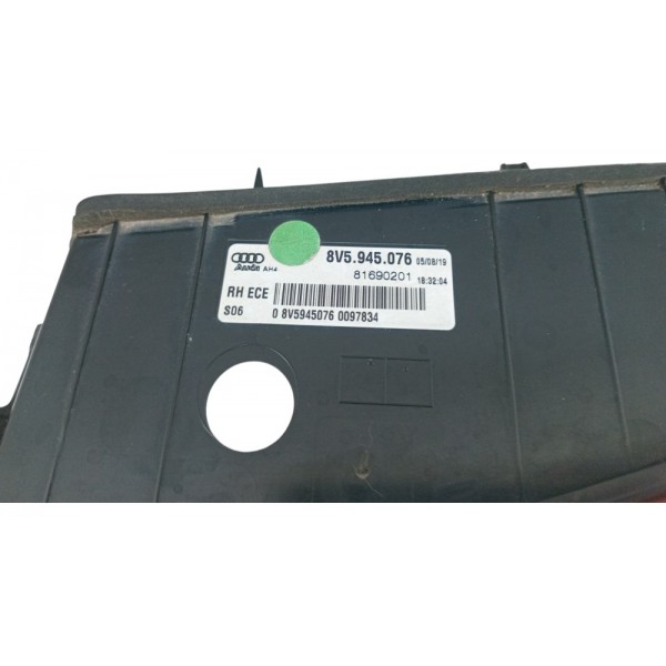 Lanterna Traseira Ld Tampa Audi A3 Sedan 2016 2022 Original Direito/passageiro Vermelha