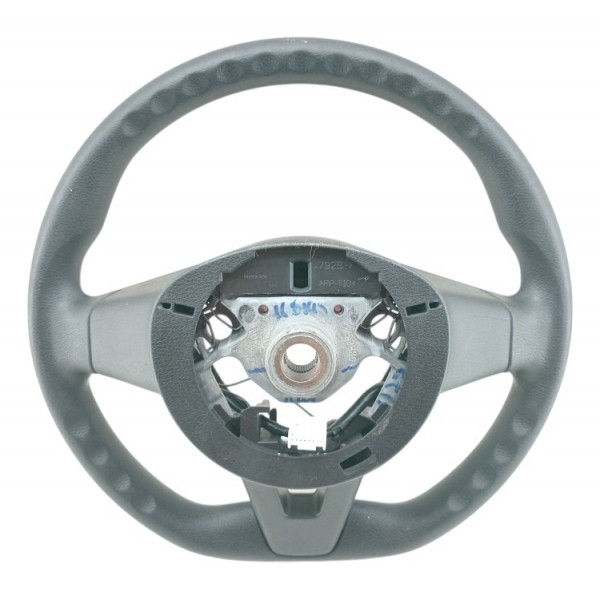 Volante Direção Com Comandos Nissan Kicks 2020 2022 Original Cinza Com Detalhes Em Prata