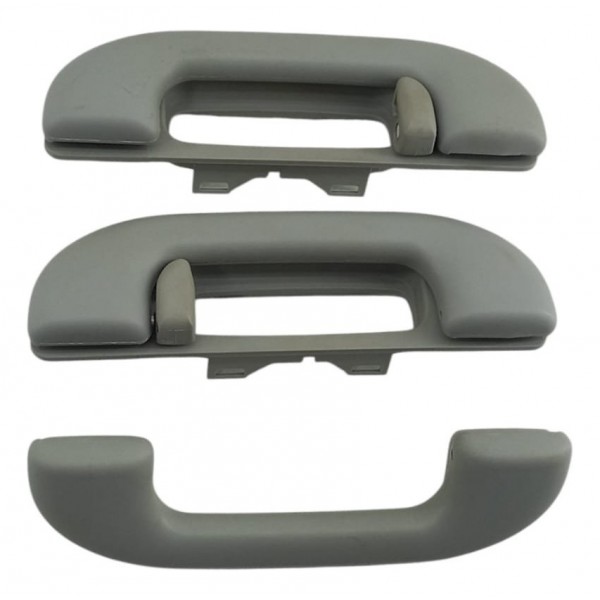 Kit Alça Segurança Teto Jeep Compass 2022 2023 Cinza Cinza