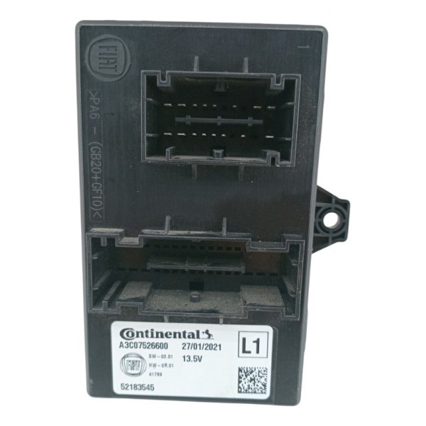 Central Modulo Conforto Fiat Mobi 2020 2021 Original