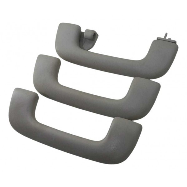 Kit Puxador Alça Teto Hyundai Hb20 Limited 2022 2023 Cinza