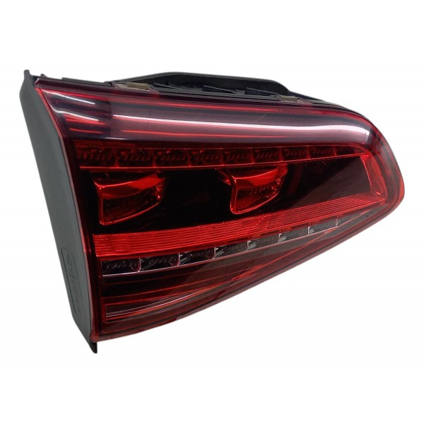 Lanterna Tampa Traseira Esquerda Vw Golf Led 2014 2018 Esquerdo/motorista Vermelho