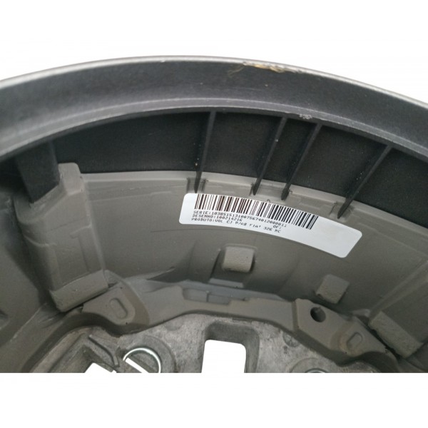 Volante Direção Grand Siena Fiat Palio Atractive 2011 2017 Cinza