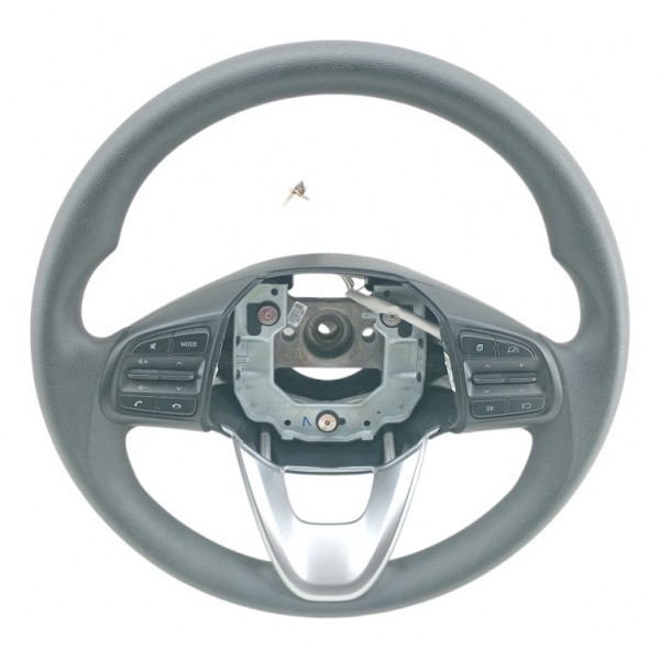 Volante Direção Com Comandos Hyundai Hb20 1.0 3cc 2023 2024 Cinza Com Preto