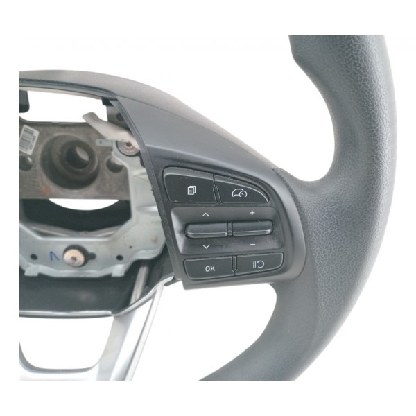 Volante Direção Com Comandos Hyundai Hb20 1.0 3cc 2023 2024 Cinza Com Preto