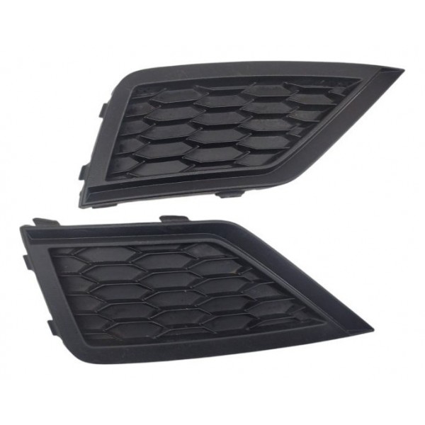 Par Da Grade Farol De Milha Gol G7 2017 2020 Preto Ambos Lados