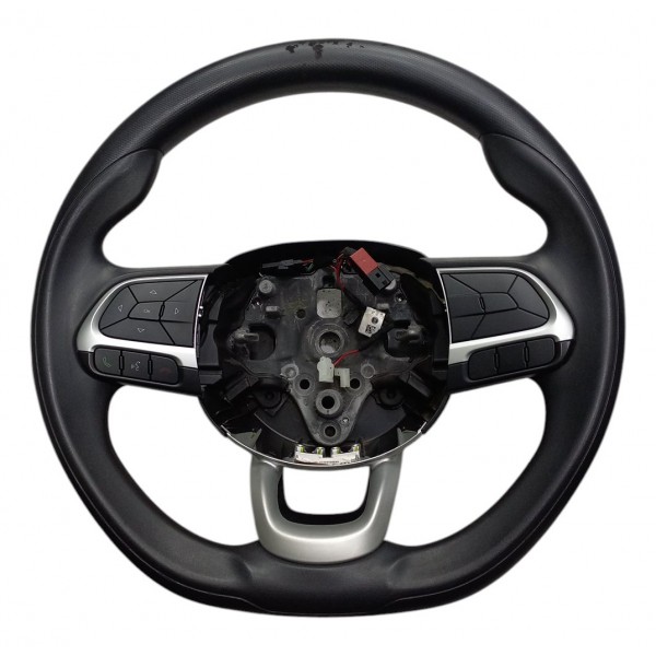 Volante Com Comandos Esquerdo Fiat Argo Drive 1.0 2019 2020 Preto