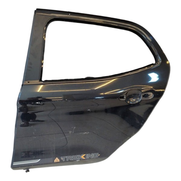 Porta Traseira Fiat Argo Trekking Esquerdo 2018 2022 Traseira Esquerdo Prateado