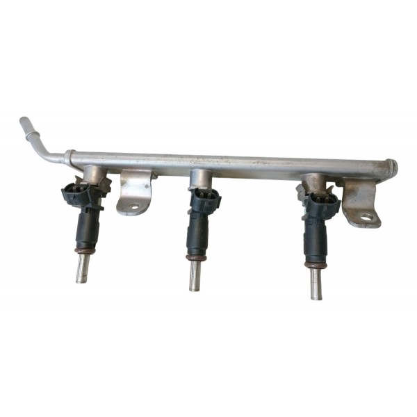 Flauta C Bico Injetor Renault Kwid Sandero 1.0 3cc 2017 2020