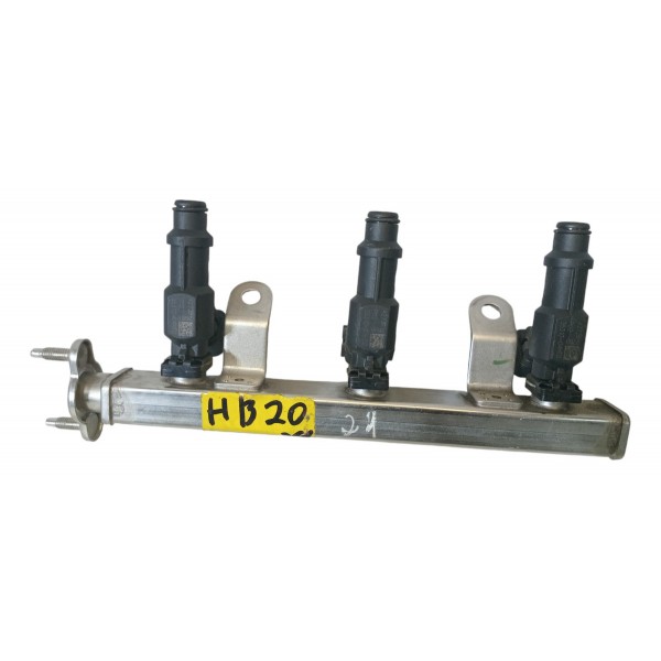 Flauta Bico Injetor Hyundai Hb20 1.0 3cc 2020 2024