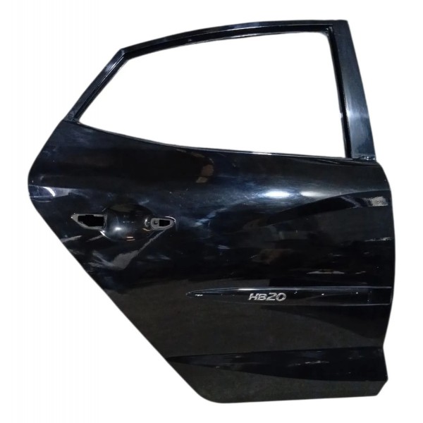 Porta Traseira Direita Hyundai Hb20 Hatch Tgdi 2022 Traseira Direita Preto