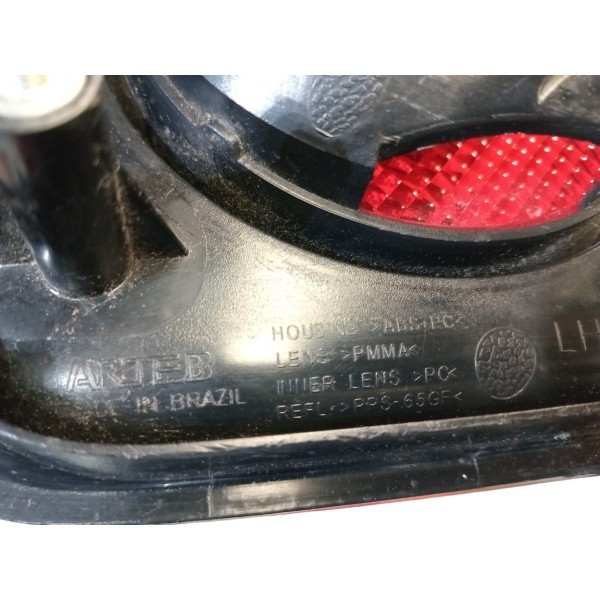 Lanterna Tampa Traseira Le Vw Polo Sedan 2007 2012 Original Esquerdo Vermelha