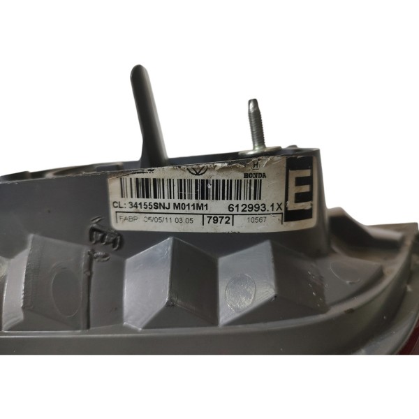 Lanterna Traseira Esquerdo Honda Civic 2007 2009 Original Vermelho