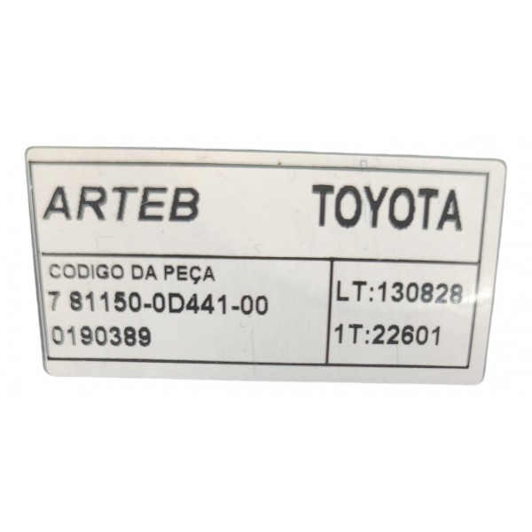 Farol Lado Esquerdo Cromado Toyota Etios 2012 2019 Original