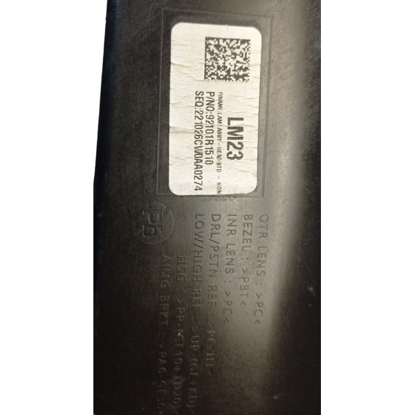 Farol Hb20 2023 2024 Orig Lado Esquerdo Esquerdo