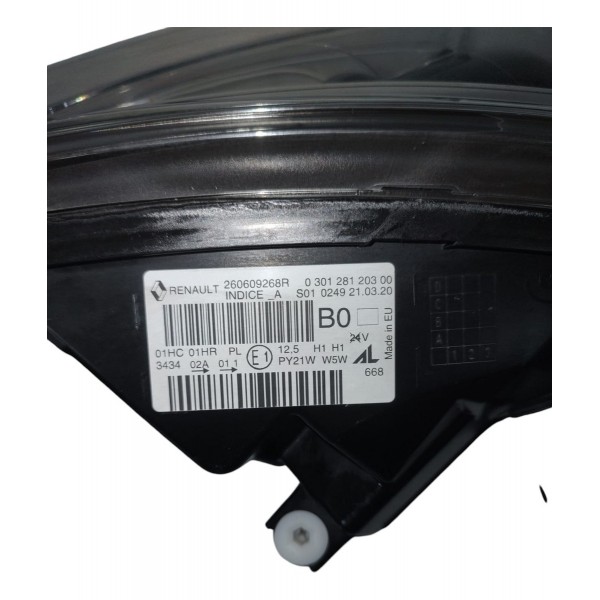 Farol Le Renault Captur Original 2017 2020 Esquerdo