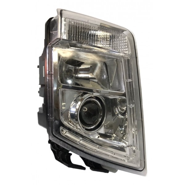 Farol Volvo Led Fm Fh Ld Compat 2010 2015 Detalhe Direito