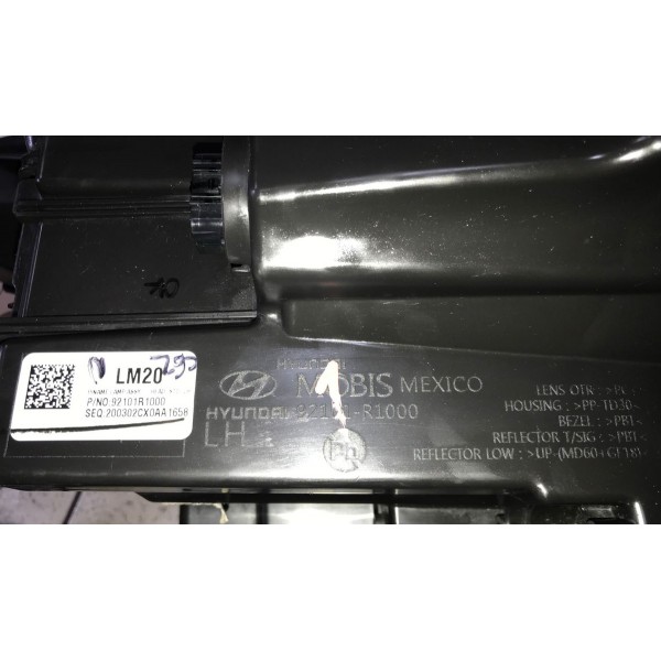 Farol Lado Esquerdo Original Hb20 Hb20s 2020 2022 Sem Led