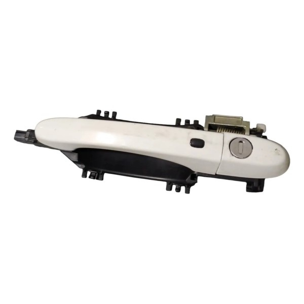 Suporte Com Maçaneta Traseira Fiat Argo Esquerdo 2018 2022 Branco Traseira