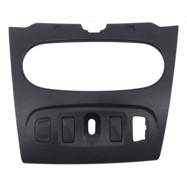 Moldura Inferior Painel Central Renault Logan 2014 2021