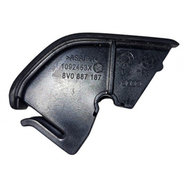 Acabamento Tampa Isofix Banco Traseiro Audi A3 2014 2020 Preto