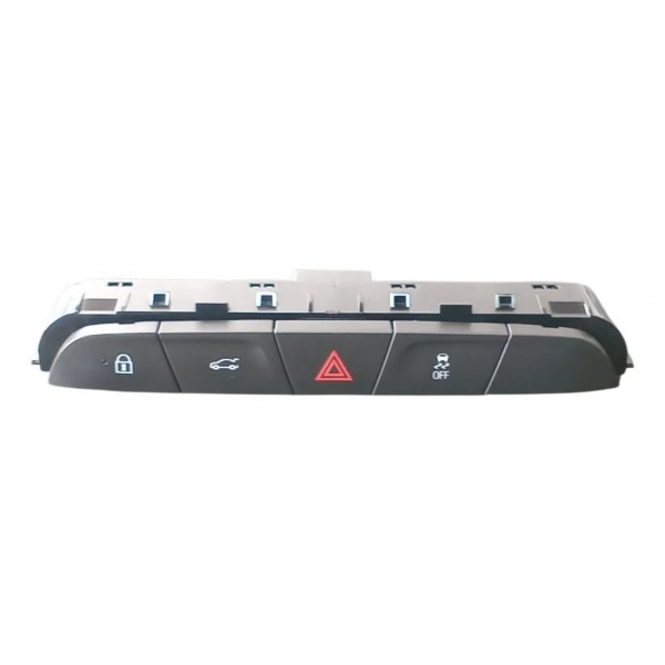 Botão Comando Pisca Alerta Chevrolet Gm Onix 1.0 2020 A 2024 Preto