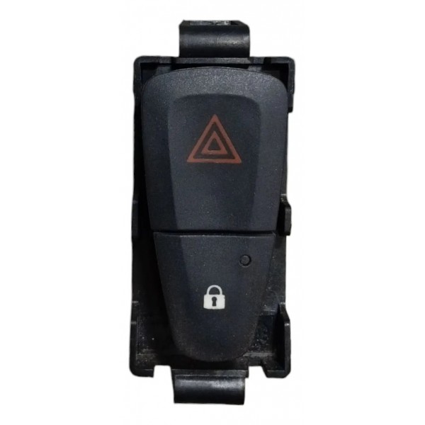 Botão Pisca Alerta Renault Sandero 2014 2019 Preto