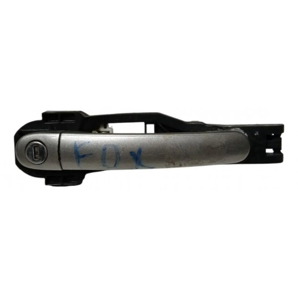 Maçaneta Externa Dianteira Vw Fox Esquerdo 2009 2010 Preto Dianteira