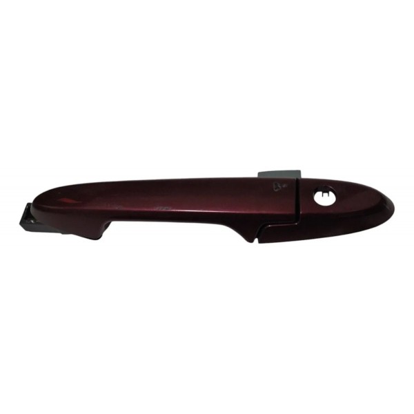 Maçaneta Externa Dianteira Esquerda Honda City 2019 2021 Vermelho Vinho Dianteira