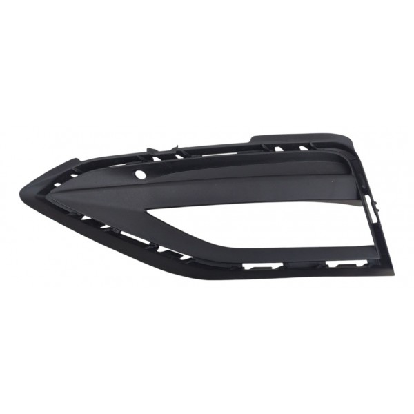 Grade Moldura Farol De Milha Le Jetta 2019 2022 Preto Esquerdo