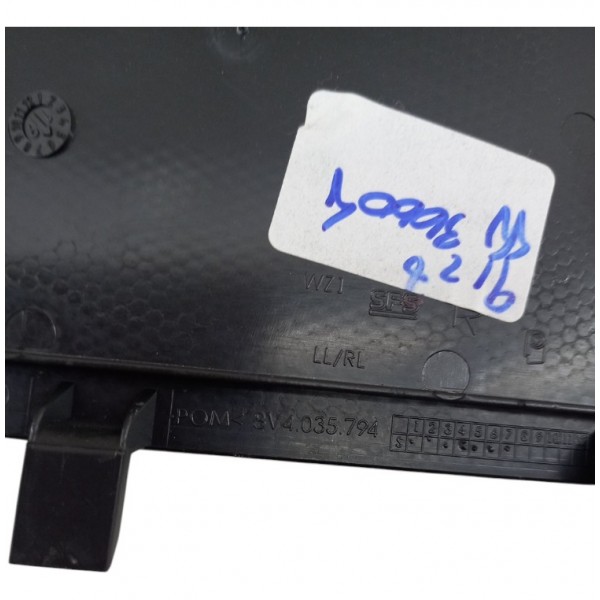 Tela Acabamento Alto Falante Tras Audi 3 Ld 2016 2021 Preto