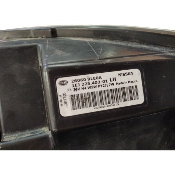 Farol Dianteiro Le Nissan March 2015 2021 C Detalhe Esquerdo/motorista