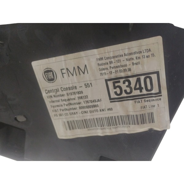 Console Central C Apoio Braço Jeep Compass 2017 2021