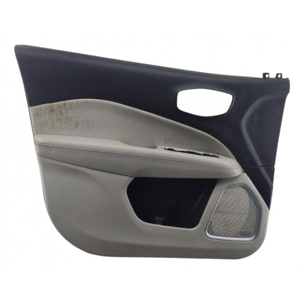 Forro Porta Diant Jeep Compass Fiat Toro Le 2017 2021 Bege E Preto