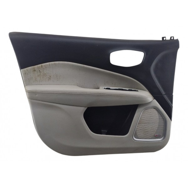 Forro Porta Diant Jeep Compass Fiat Toro Le 2017 2021 Bege E Preto