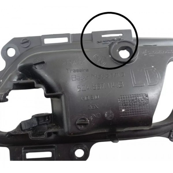 Carapaça Da Maçaneta Porta Traseira Ld Vw Fox 2010 2014