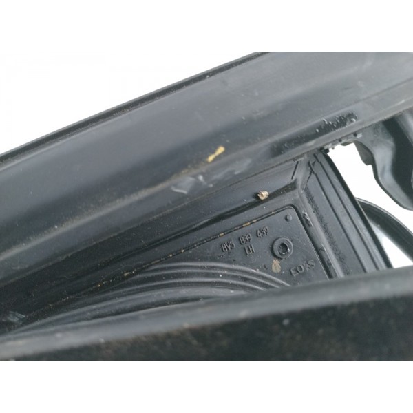 Pestana Canaleta Acabamento Traseira Le Audi A3 2014 2020 Preta