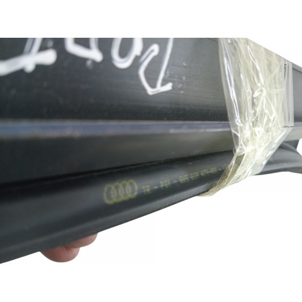 Pestana Canaleta Acabamento Traseira Le Audi A3 2014 2020 Preta