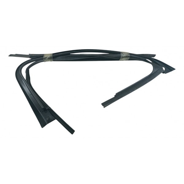 Moldura Com Borracha Porta Dianteiro Ld Audi A3 2016 2020