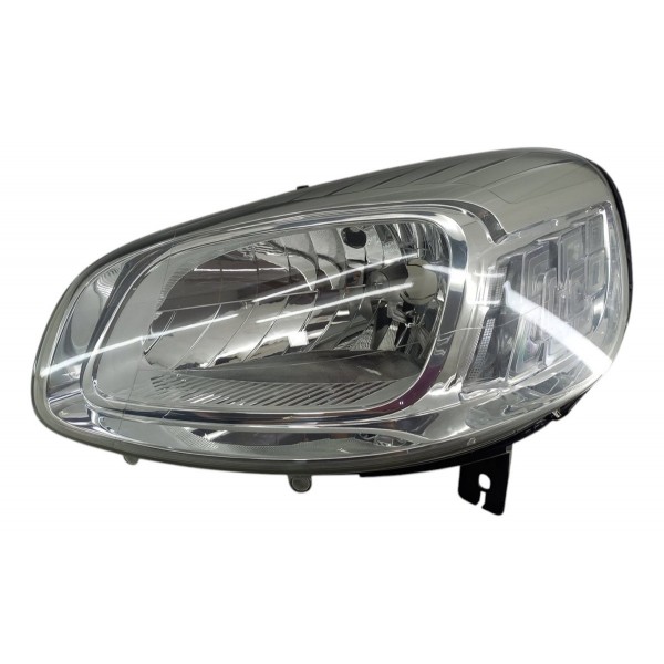 Farol Cromado Esquerdo Fiat Uno Attractive  2015 A 2020