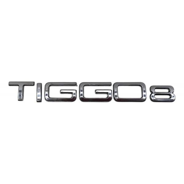 Emblema Cromado Tampa Do Porta Malas Tiggo 8 2020 2022