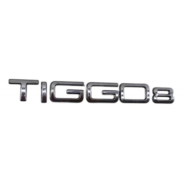 Emblema Cromado Tampa Do Porta Malas Tiggo 8 2020 2022