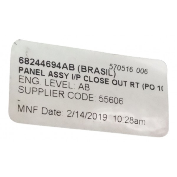 Acabamento Ld Forro Painel Jeep Compass 2.0 Flex 2018 2020