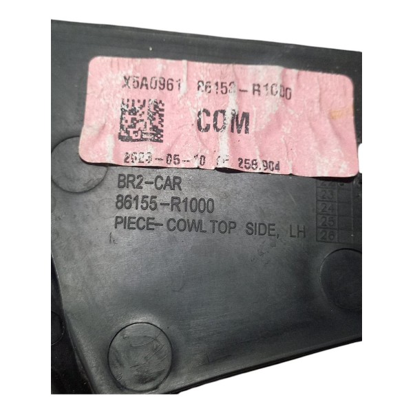 Acabamento Churrasqueira Parabrisa Le Hyundai Hb20 2020 2023