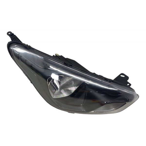 Farol Diant Ld Máscara Negra Ford Ka Foco Simples 2015 2017