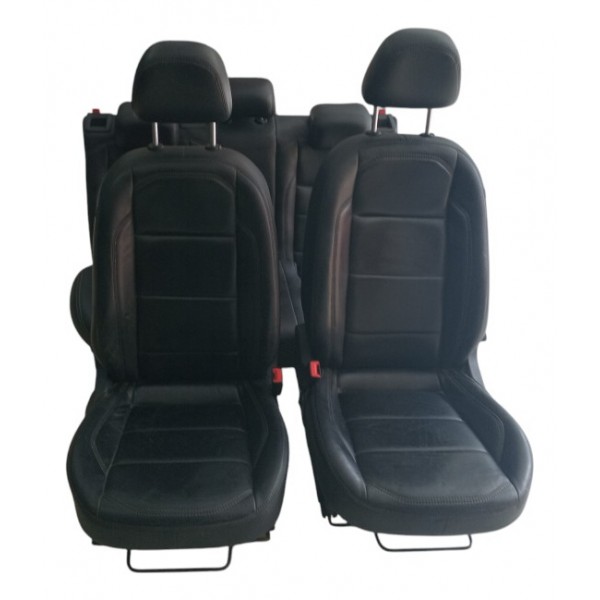 Kit Jogo De Bancos Em Couro Vw Polo 2013 2022 Originais