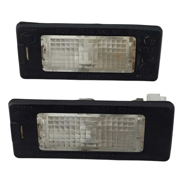 Par Luz De Placa T-cross Nivus 2018 2024 Original Detalhe