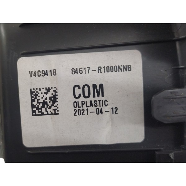 Moldura Porta Objetos Console Hyundai Hb20 2020 2023