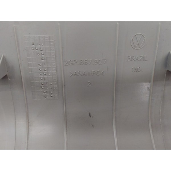 Moldura Luz Cortesia Vw T-cross 2018 2022 Original